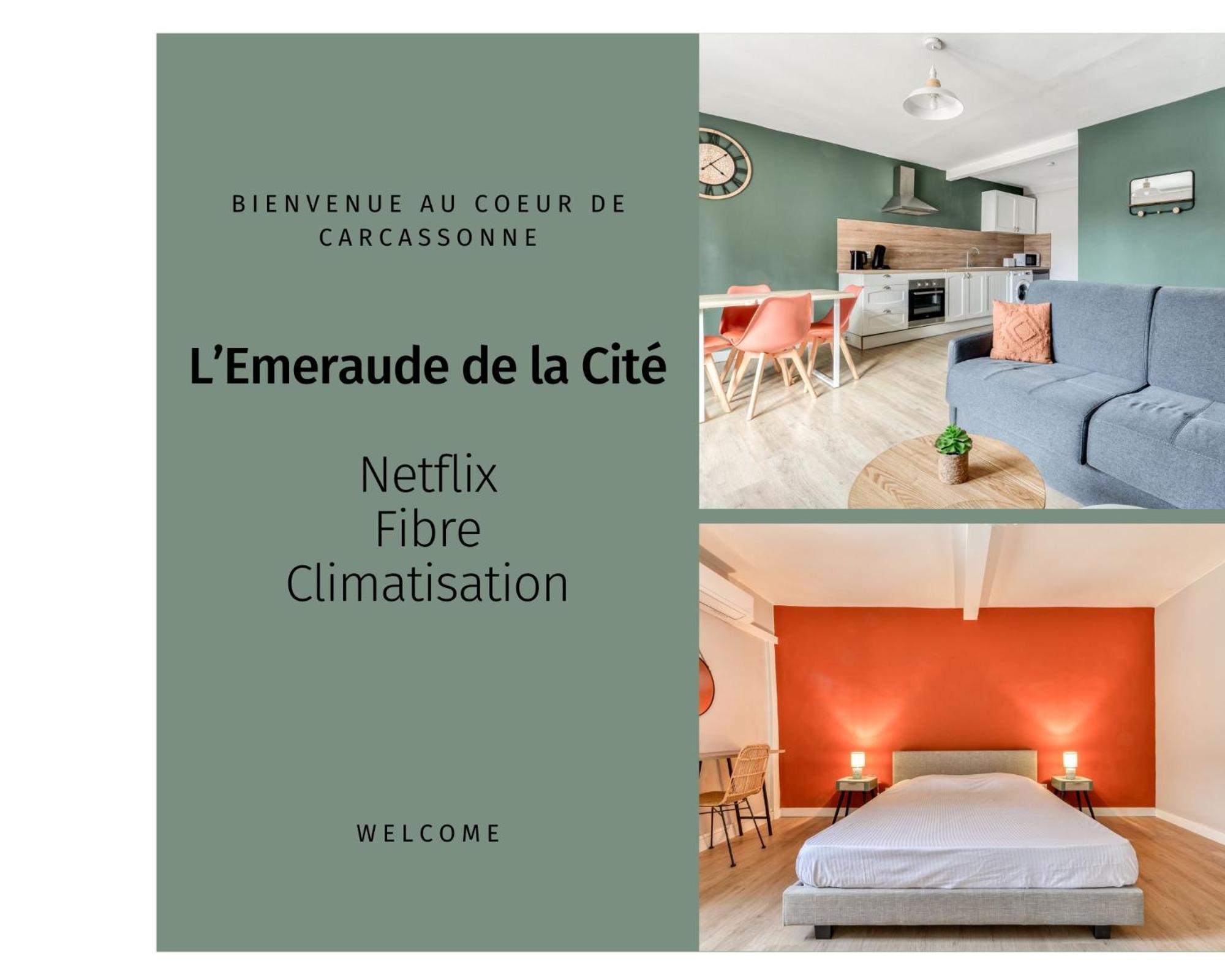 L'Emeraude De La Cite - Netflix - Fibre - Proche Cite - Clim Carcassonne Exteriör bild